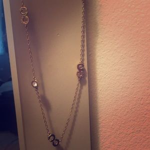 Coach gold necklace